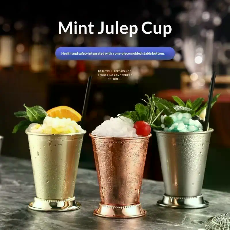 Wine Beer Mixed Drinks - Mint Julep Mug Stainless Steel Cocktail