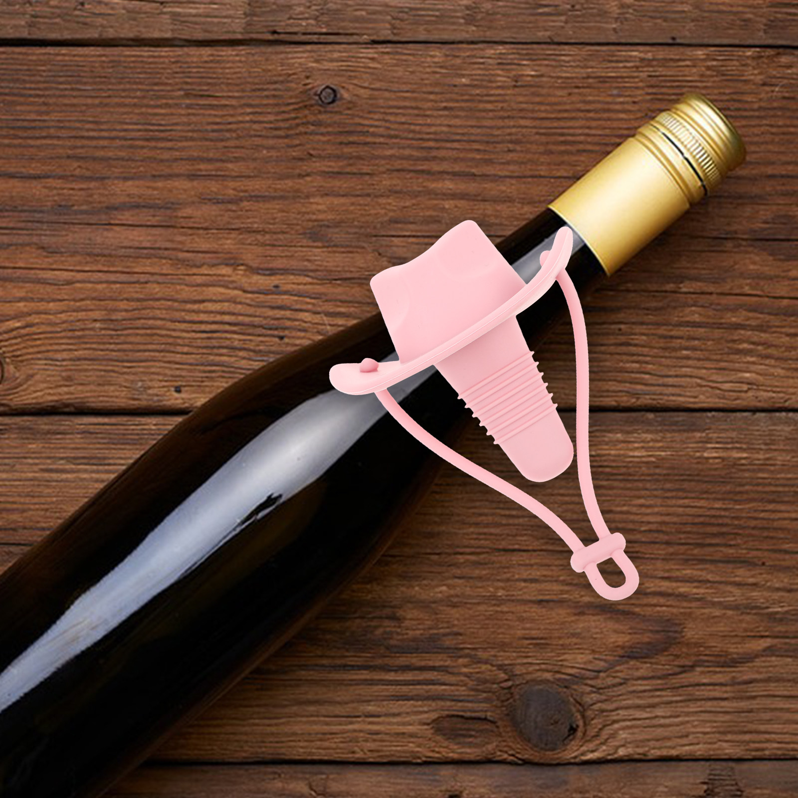 Wine Beer Hat - Silicone Bottle Stopper Cowboy Hat Design