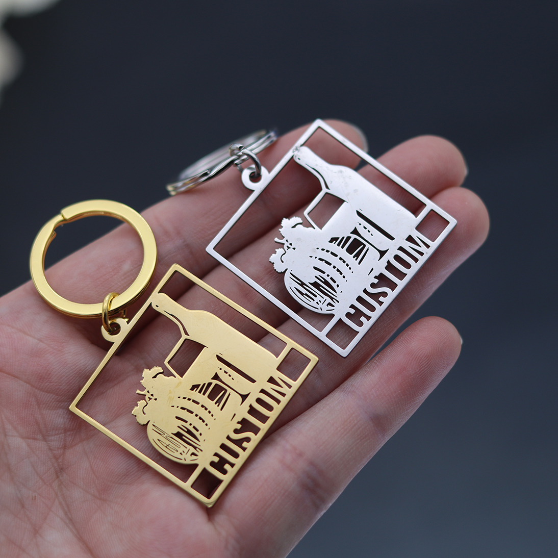 QIAMNI Custom Name Engraved Da - Wine With Beer Name incelemesi ve fiyatı