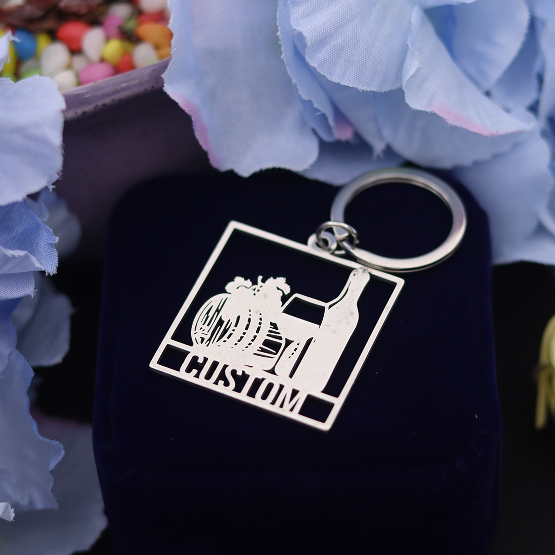 QIAMNI Custom Name Engraved Da - Wine With Beer Name incelemesi ve fiyatı