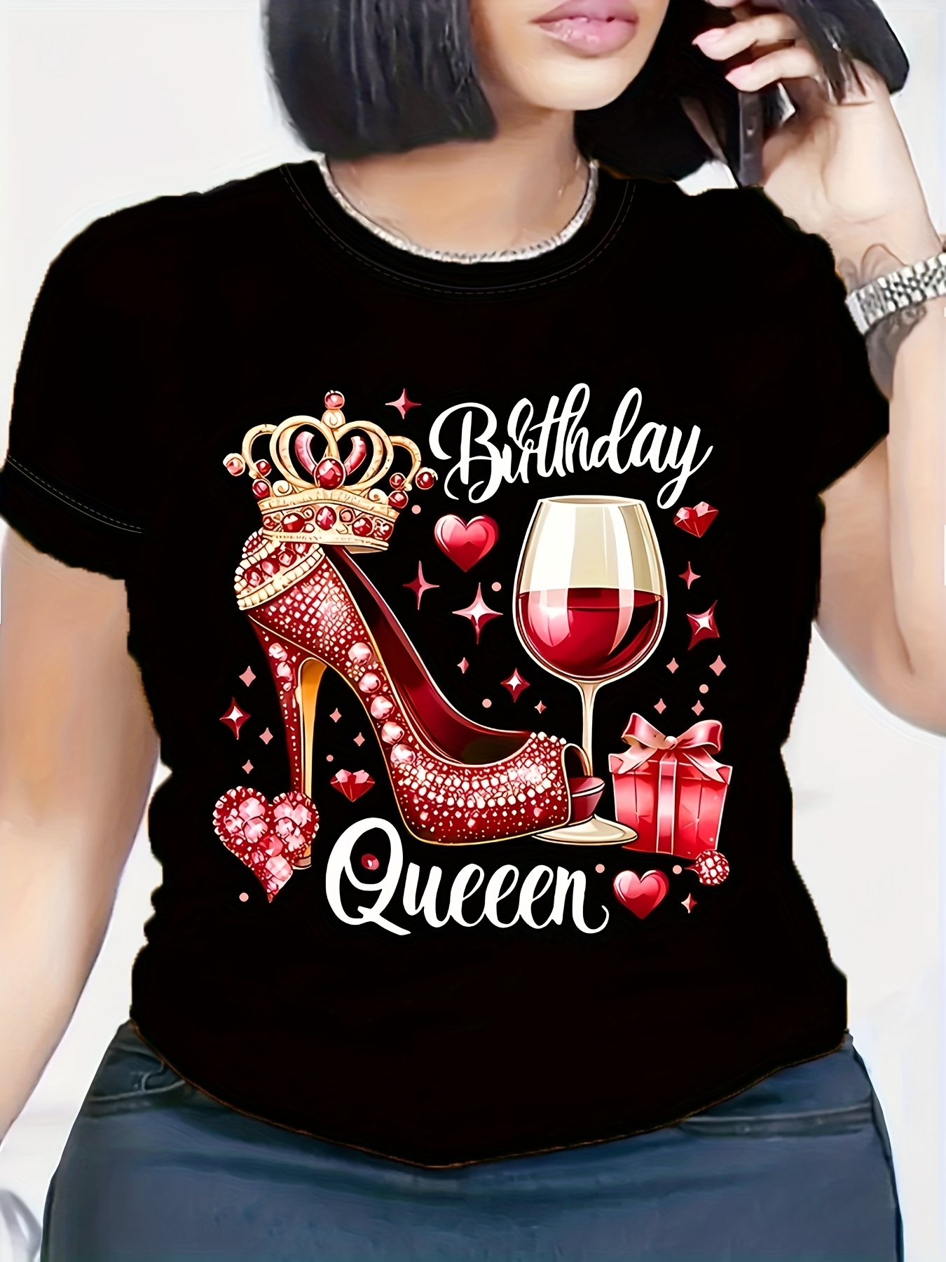 Red Birthday Queen Women's Hig - Wine Or Beer incelemesi ve fiyatı