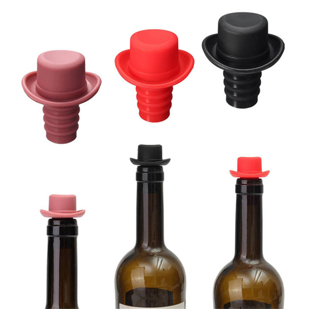 5Pcs Elegant Hat Shaped Silico - Wine Beer Hat incelemesi ve fiyatı