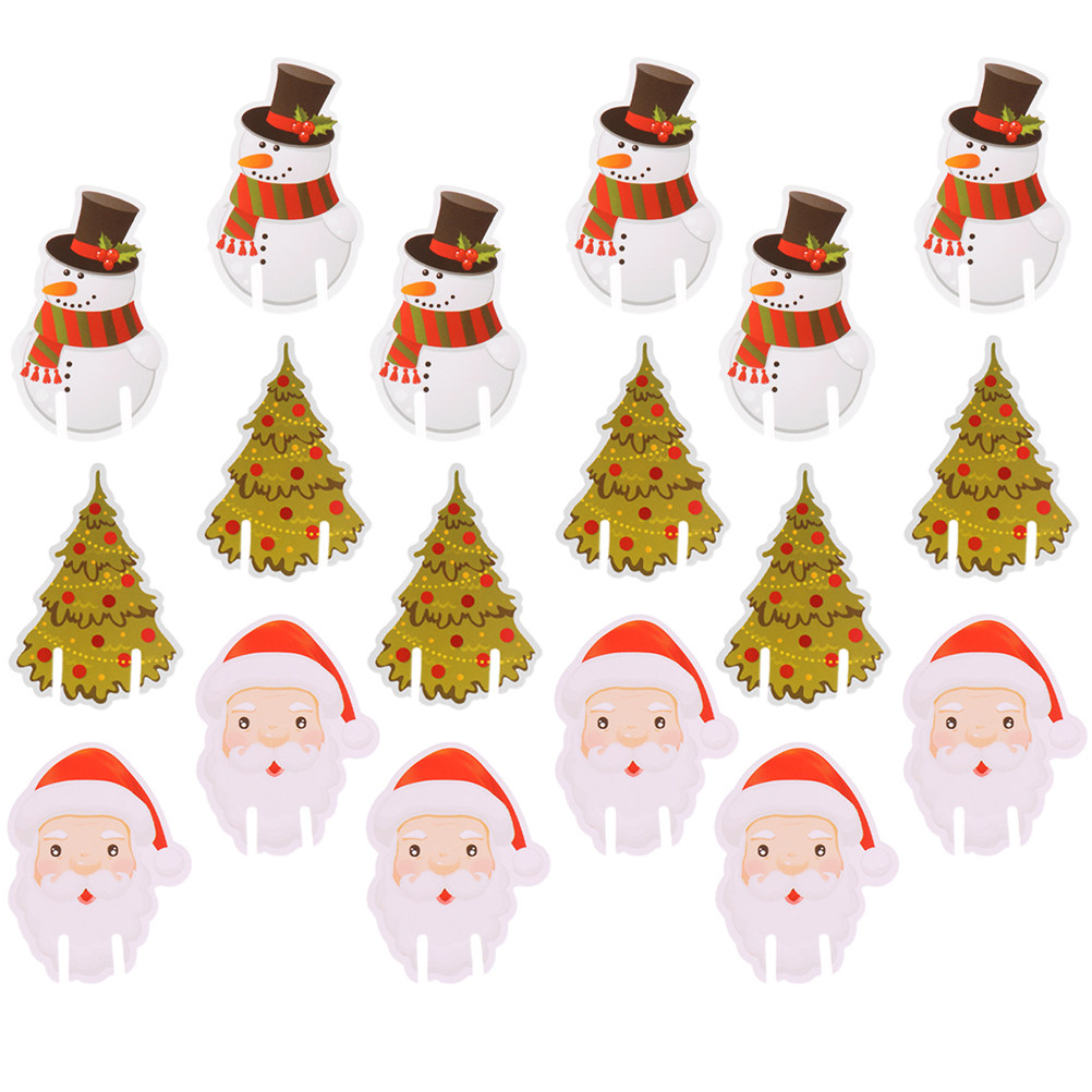 60Pcs Christmas Wine Glass Mar - Wine With Beer Name incelemesi ve fiyatı