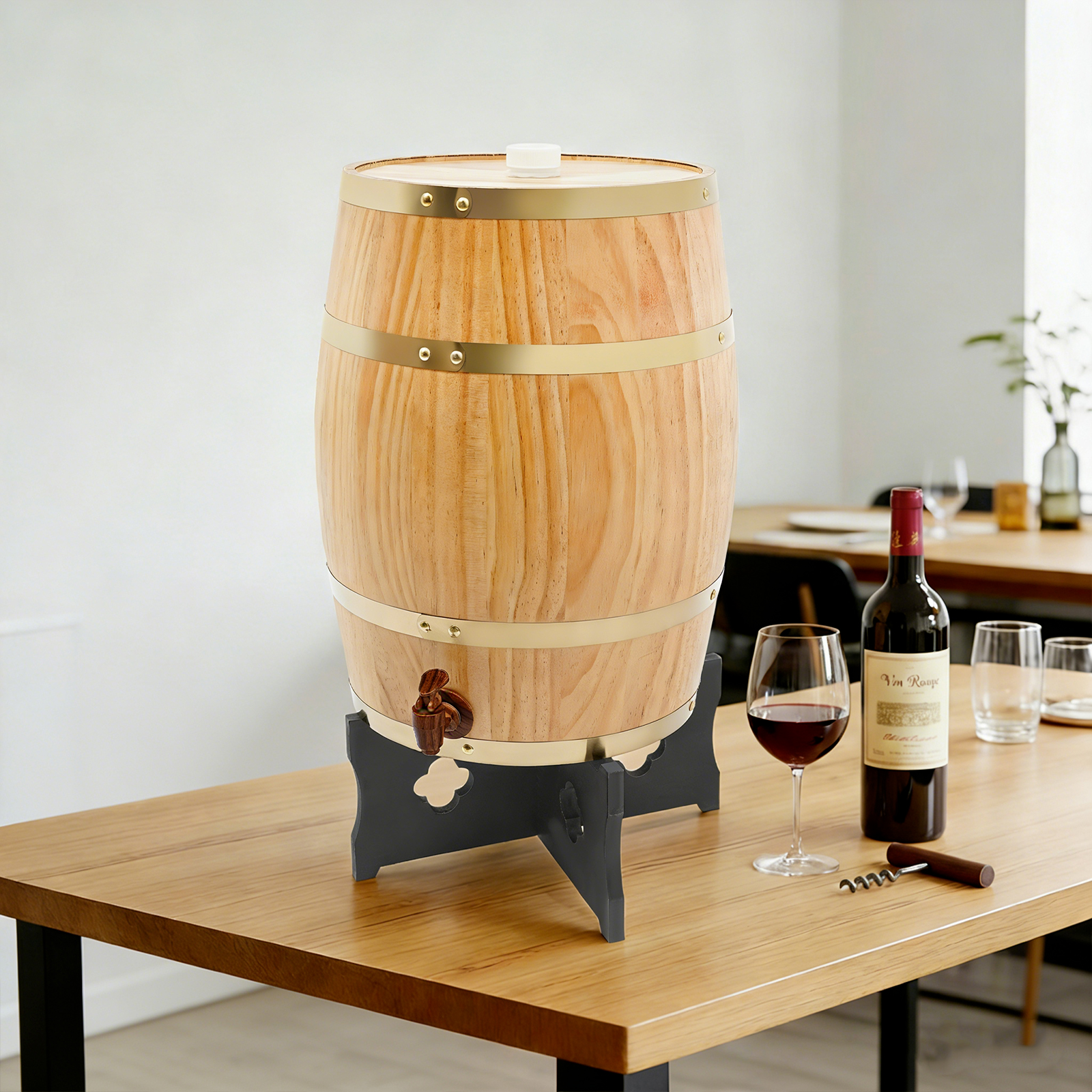 20L/5.28Gal Wood Color Wine Ba - Wine Beer And Cider incelemesi ve fiyatı