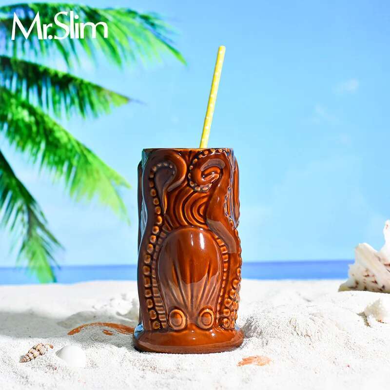 TIKI Bar Cocktail Cup Hawaii T - Wine Beer Mixed Drinks incelemesi ve fiyatı
