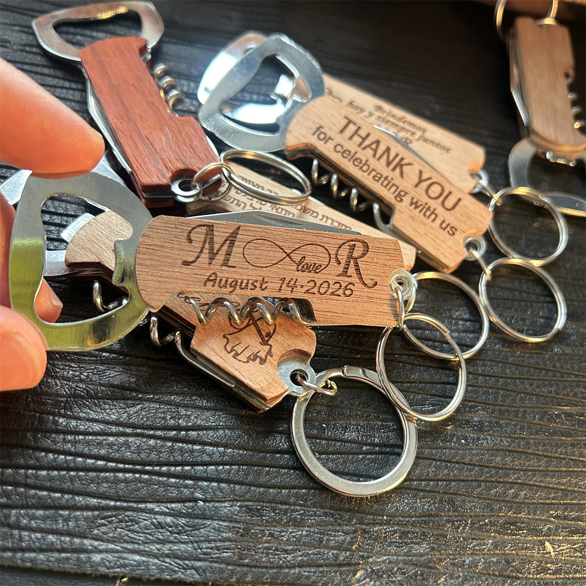 10pcs Custom Colorful Logo Fav - Wine With Beer Name incelemesi ve fiyatı