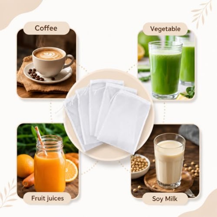 5PCS Nylon Brew Bags, Reusable - Wine Beer And Cider incelemesi ve fiyatı