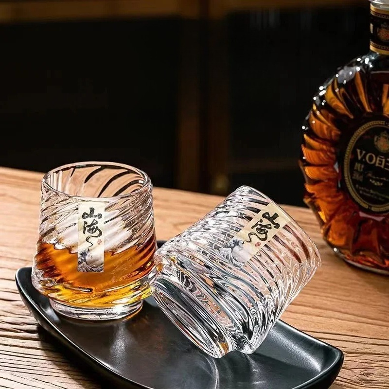 Glass Whiskey Cup Set Shanhai  - Wine Or Beer incelemesi ve fiyatı