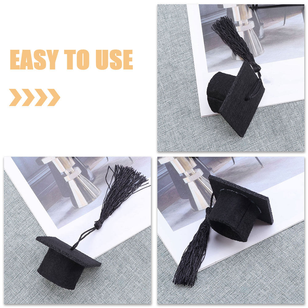 24Pcs Mini Graduation Cap Topp - Wine Beer Hat incelemesi ve fiyatı