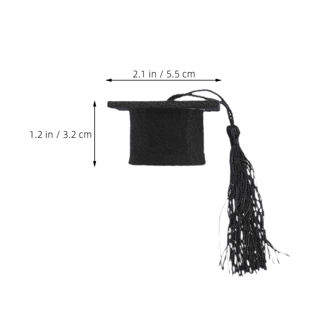 24Pcs Mini Graduation Cap Topp - Wine Beer Hat incelemesi ve fiyatı