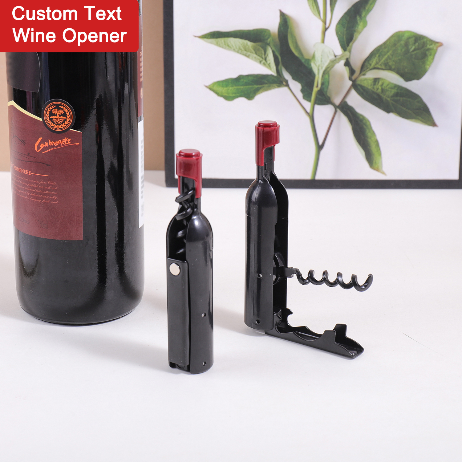 Bottle Shape Custom Text Wine  - Wine With Beer Name incelemesi ve fiyatı
