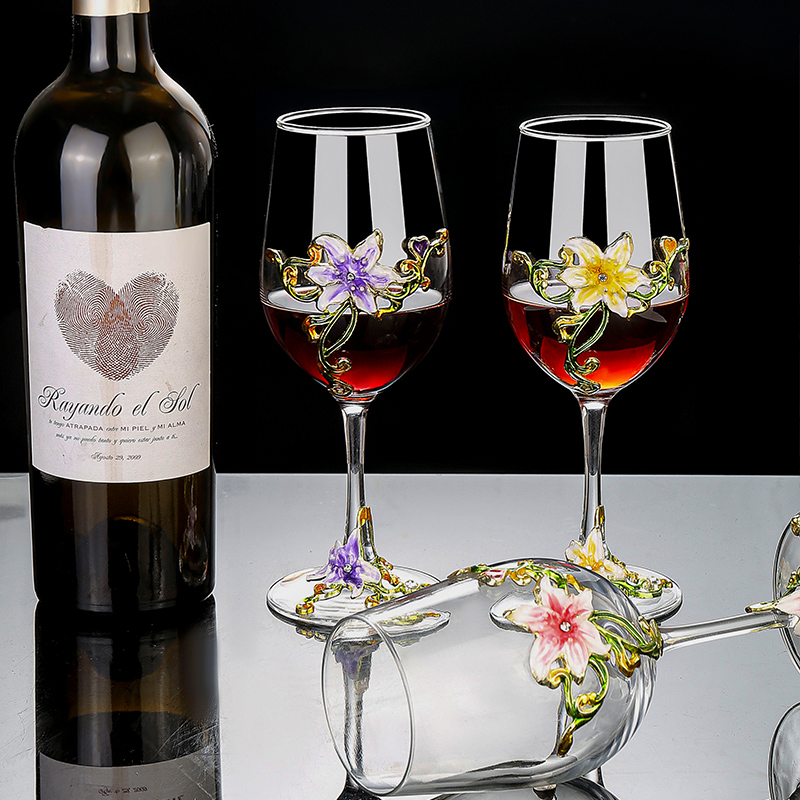 Enamel Crystal Vintage Goblet  - Wine Or Beer incelemesi ve fiyatı