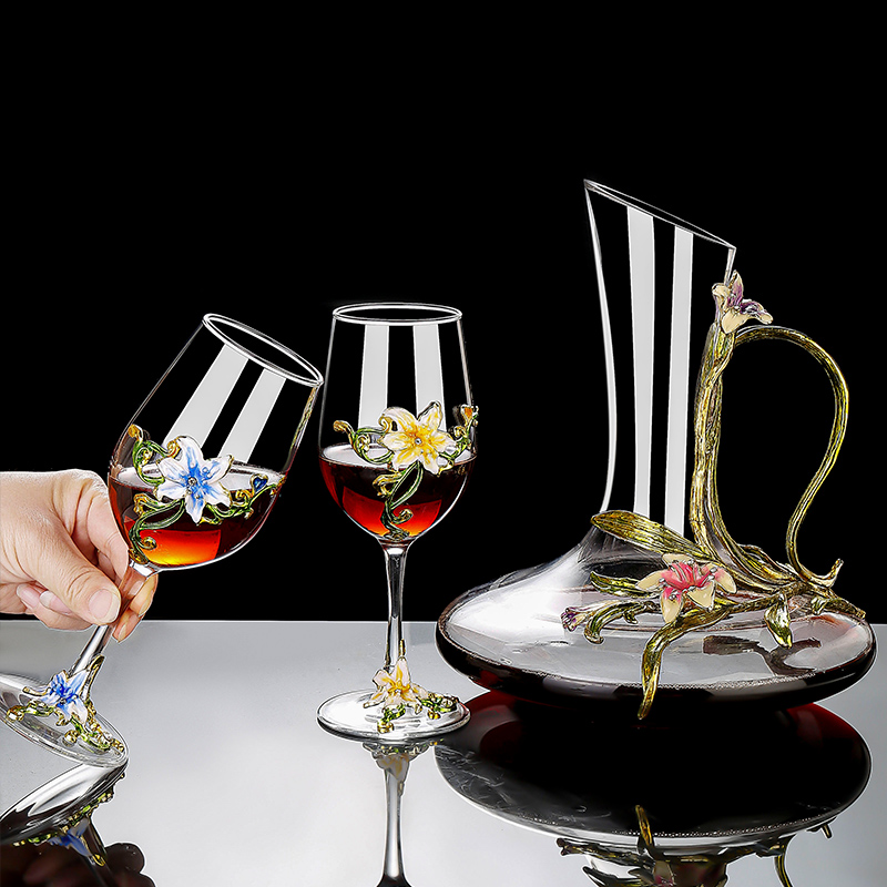 Enamel Crystal Vintage Goblet  - Wine Or Beer incelemesi ve fiyatı