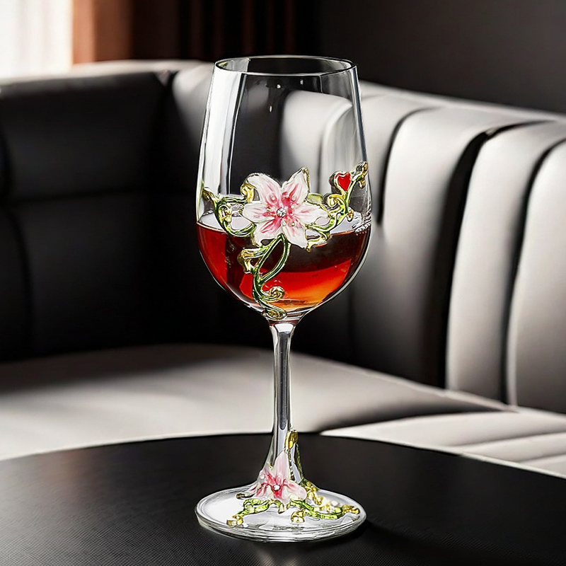Enamel Crystal Vintage Goblet  - Wine Or Beer incelemesi ve fiyatı
