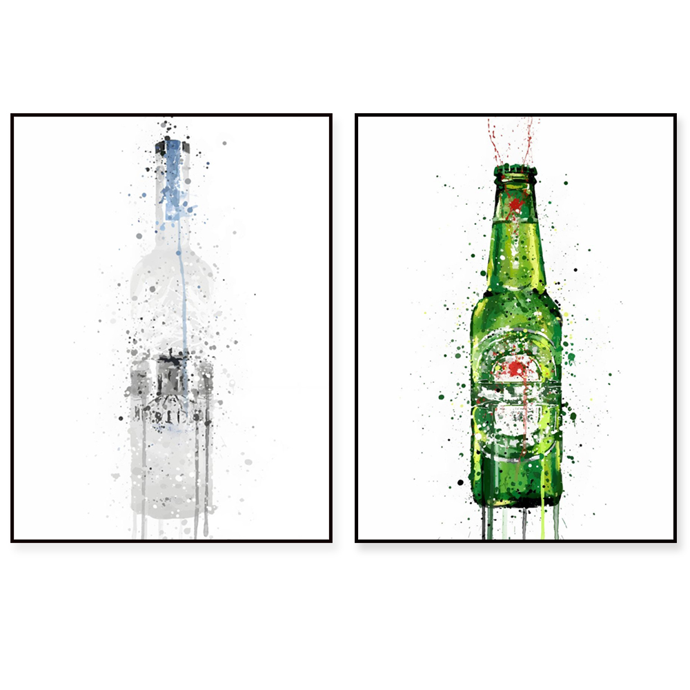 Champagne art poster, beer, gi - Beer Wine Gin incelemesi ve fiyatı