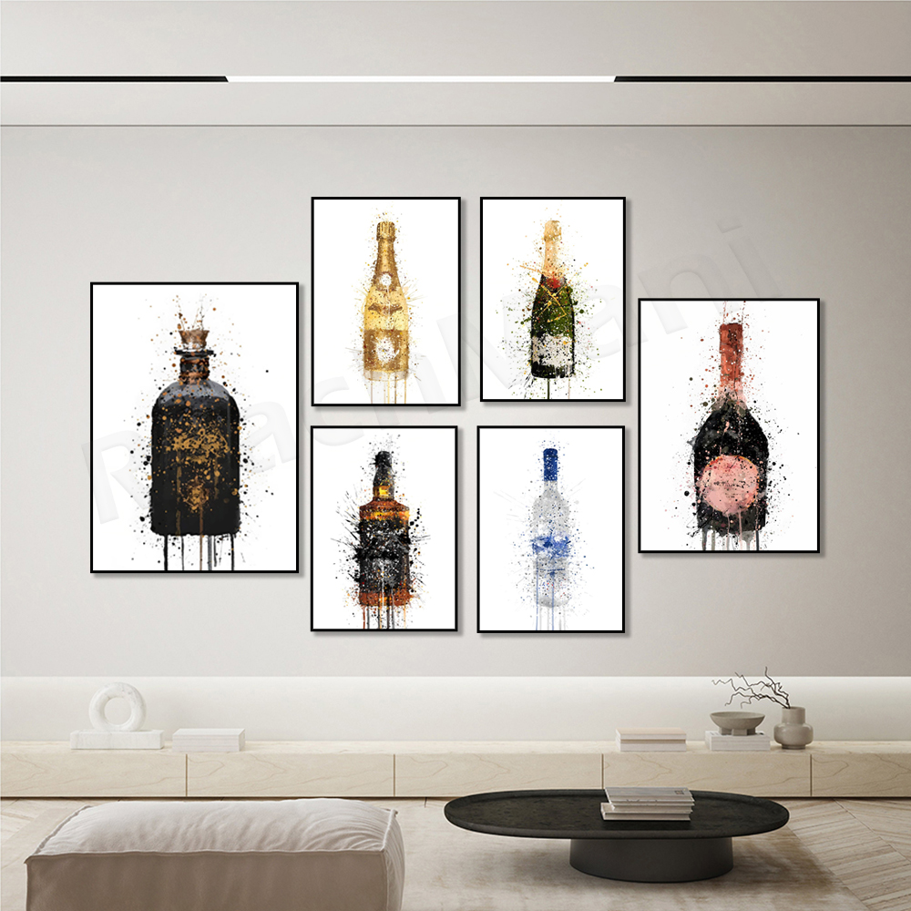 Champagne art poster, beer, gi - Beer Wine Gin incelemesi ve fiyatı