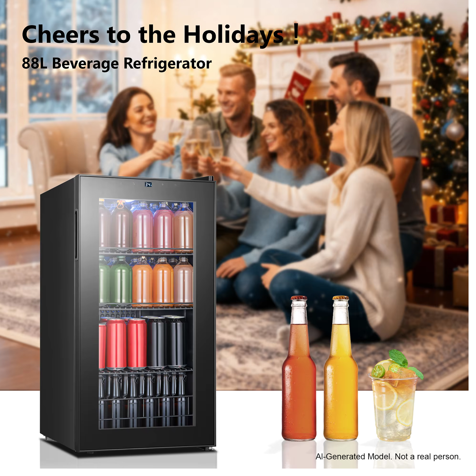 Mini Glass Door Beverage Coole - Wine Beer Cooler Direct incelemesi ve fiyatı