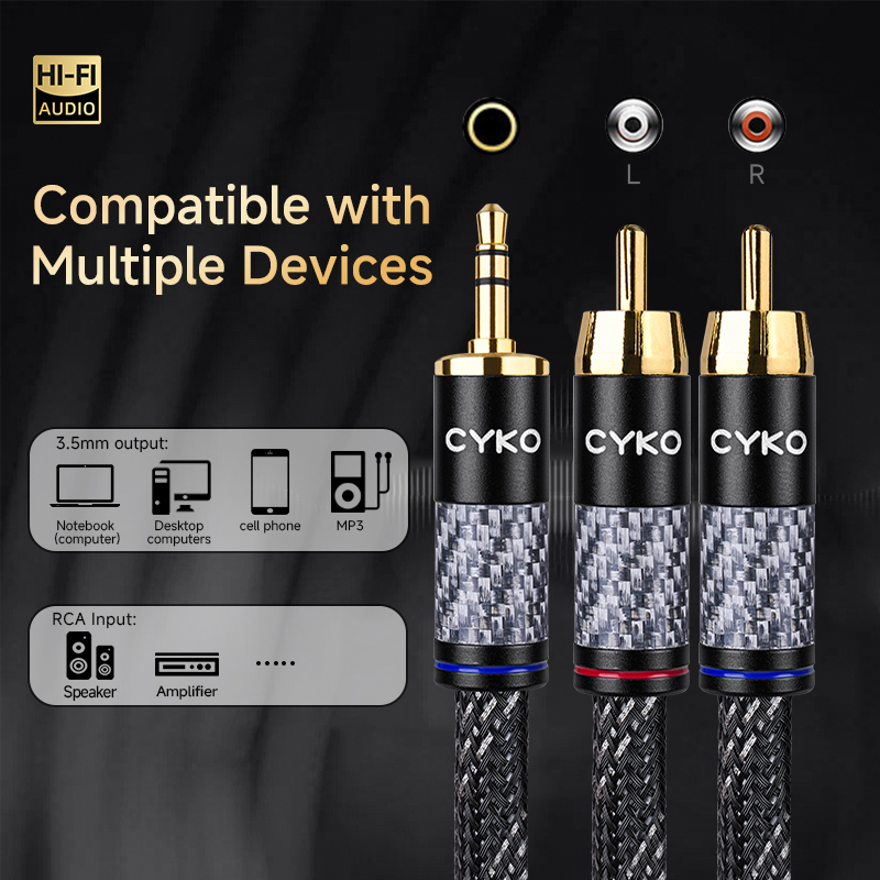 CYKO Hifi 6N OFC Audio Cable 3 - Wine Xo incelemesi ve fiyatı