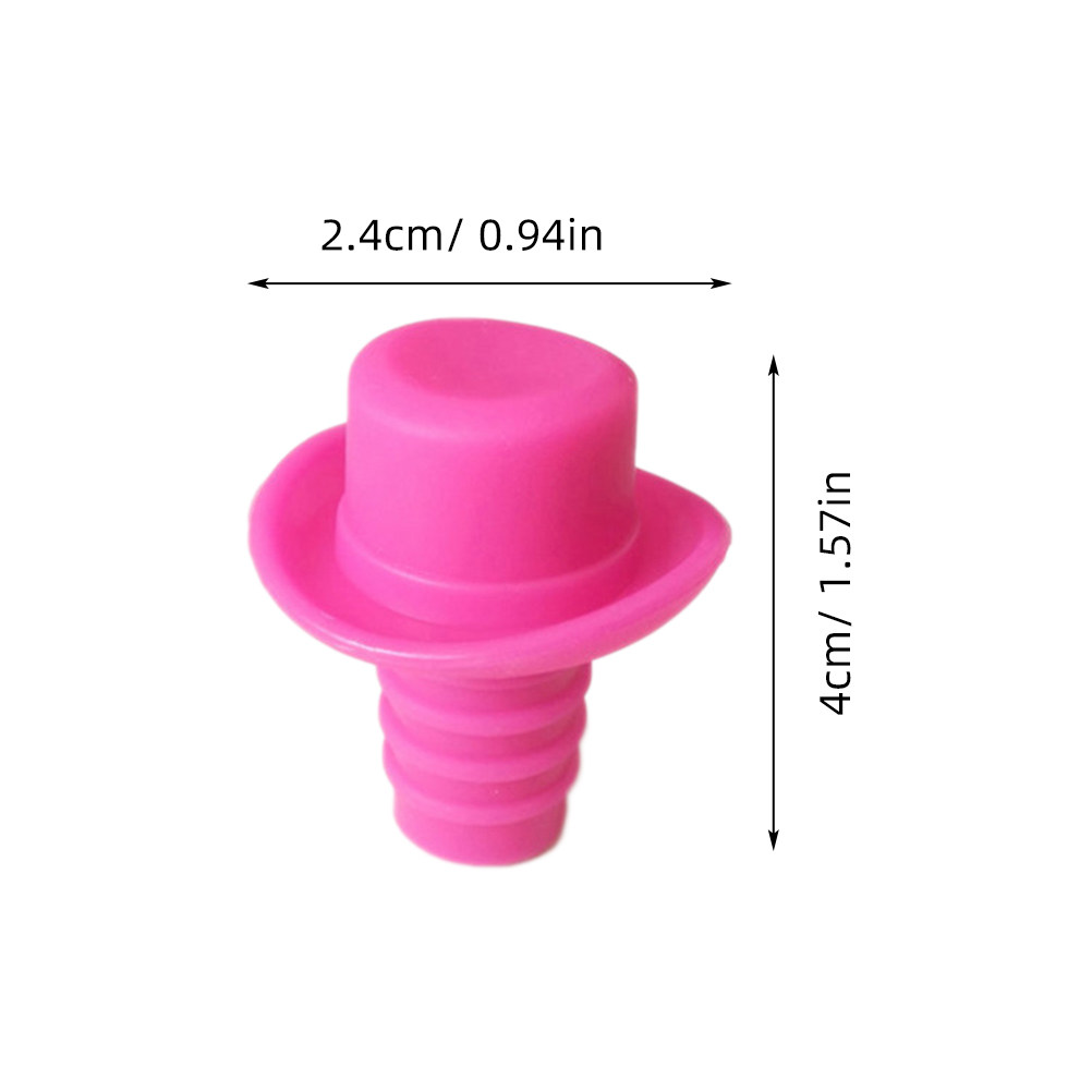 5Pcs Silicone Wine Bottle Stop - Wine Beer Hat incelemesi ve fiyatı