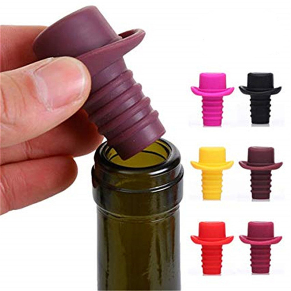 5Pcs Silicone Wine Bottle Stop - Wine Beer Hat incelemesi ve fiyatı
