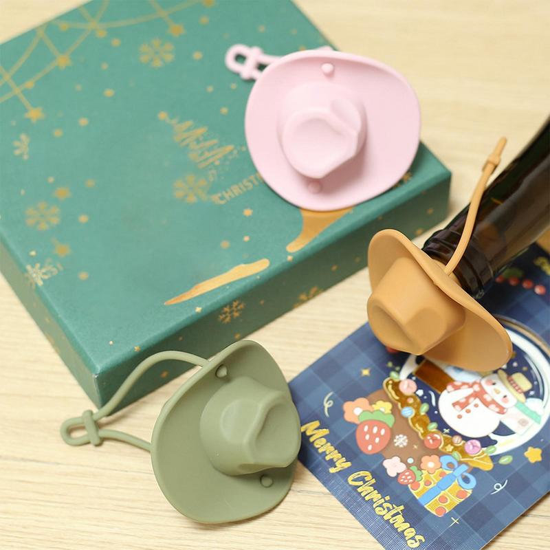 Silicone Cowboy Hat Wine Cork  - Wine Beer Hat incelemesi ve fiyatı