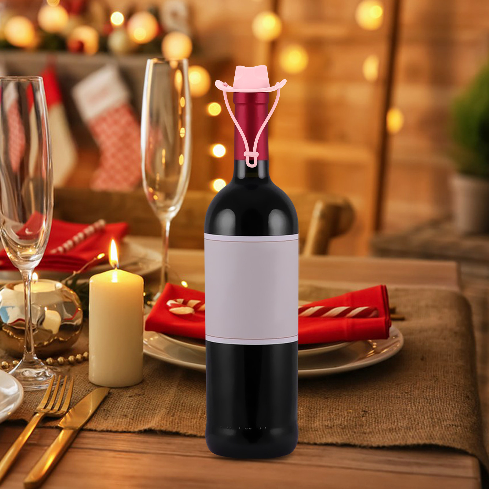 Silicone Bottle Stopper Cowboy - Wine Beer Hat incelemesi ve fiyatı