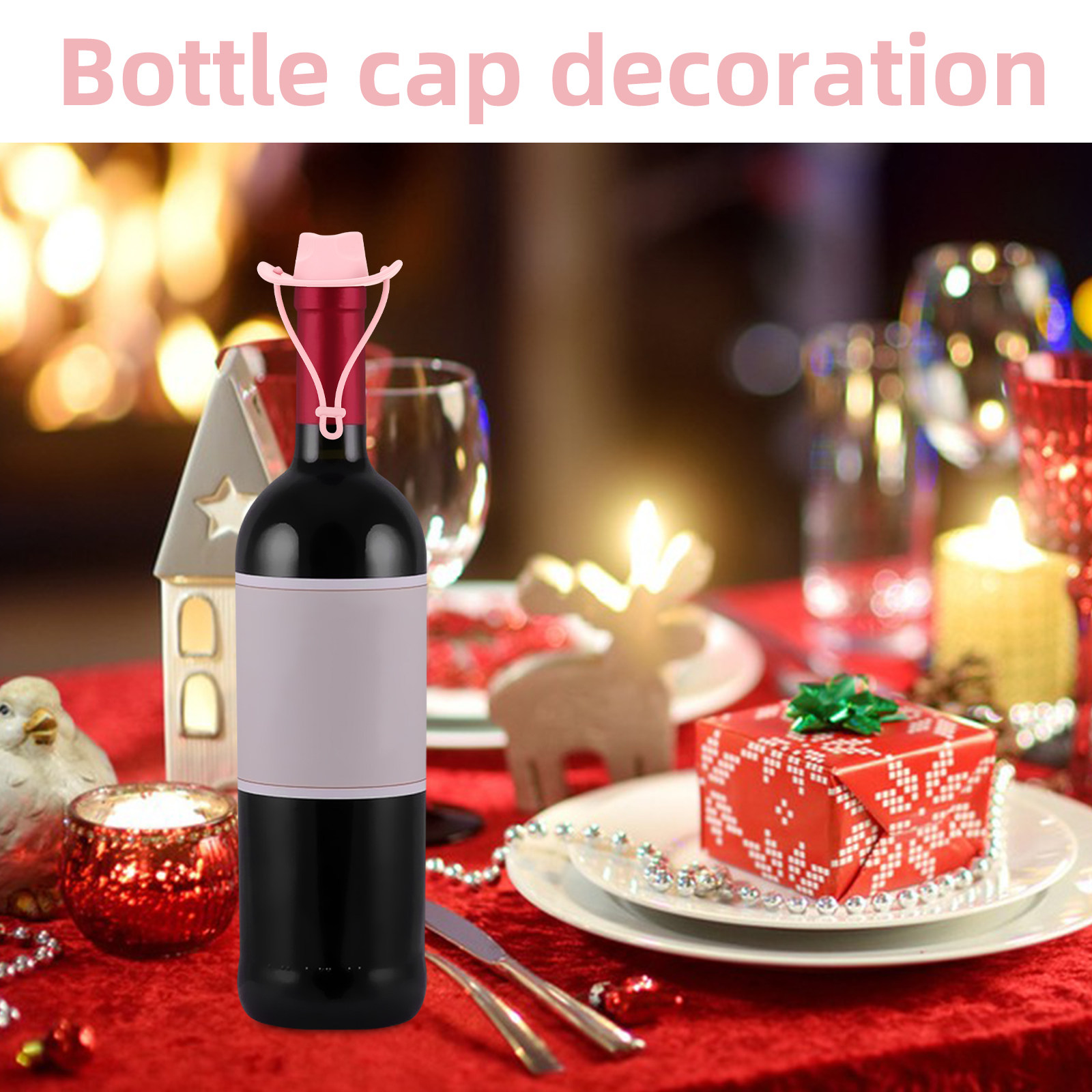 Silicone Bottle Stopper Cowboy - Wine Beer Hat incelemesi ve fiyatı