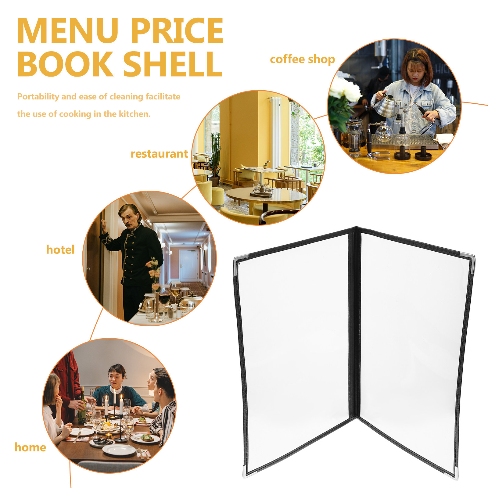 2Pcs Transparent PVC Menu Cove - Wine Beer Menu incelemesi ve fiyatı