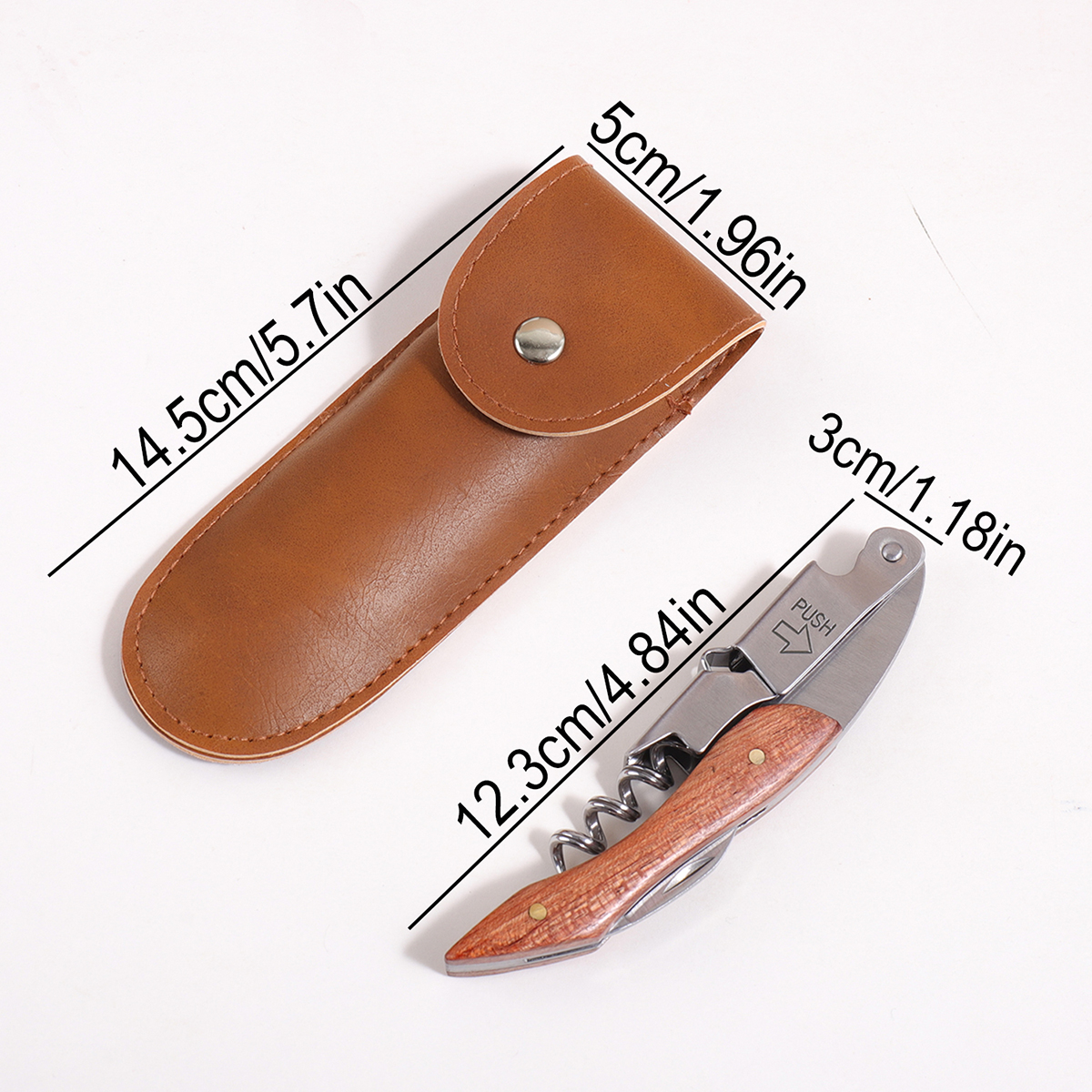 Wooden Handle Custom Text Wine - Wine With Beer Name incelemesi ve fiyatı