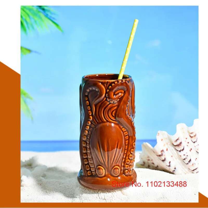 TIKI Bar Cocktail Cup Hawaii T - Wine Beer Mixed Drinks incelemesi ve fiyatı